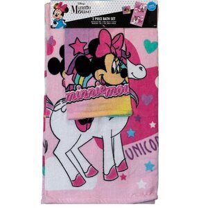 Girl Mini Mouse 2 Pcs Bath Towel Set